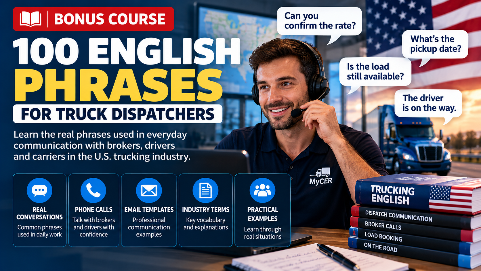 Truck Dispatching English Phrases Course