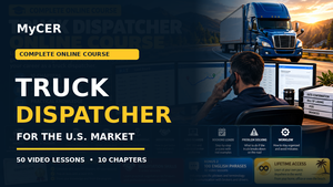4. THE MOST COMPLETE ONLINE COURSE FOR TRUCK DISPATCHERS IN USA IN ENGLISH
